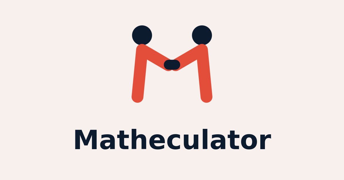 Matheculator preview
